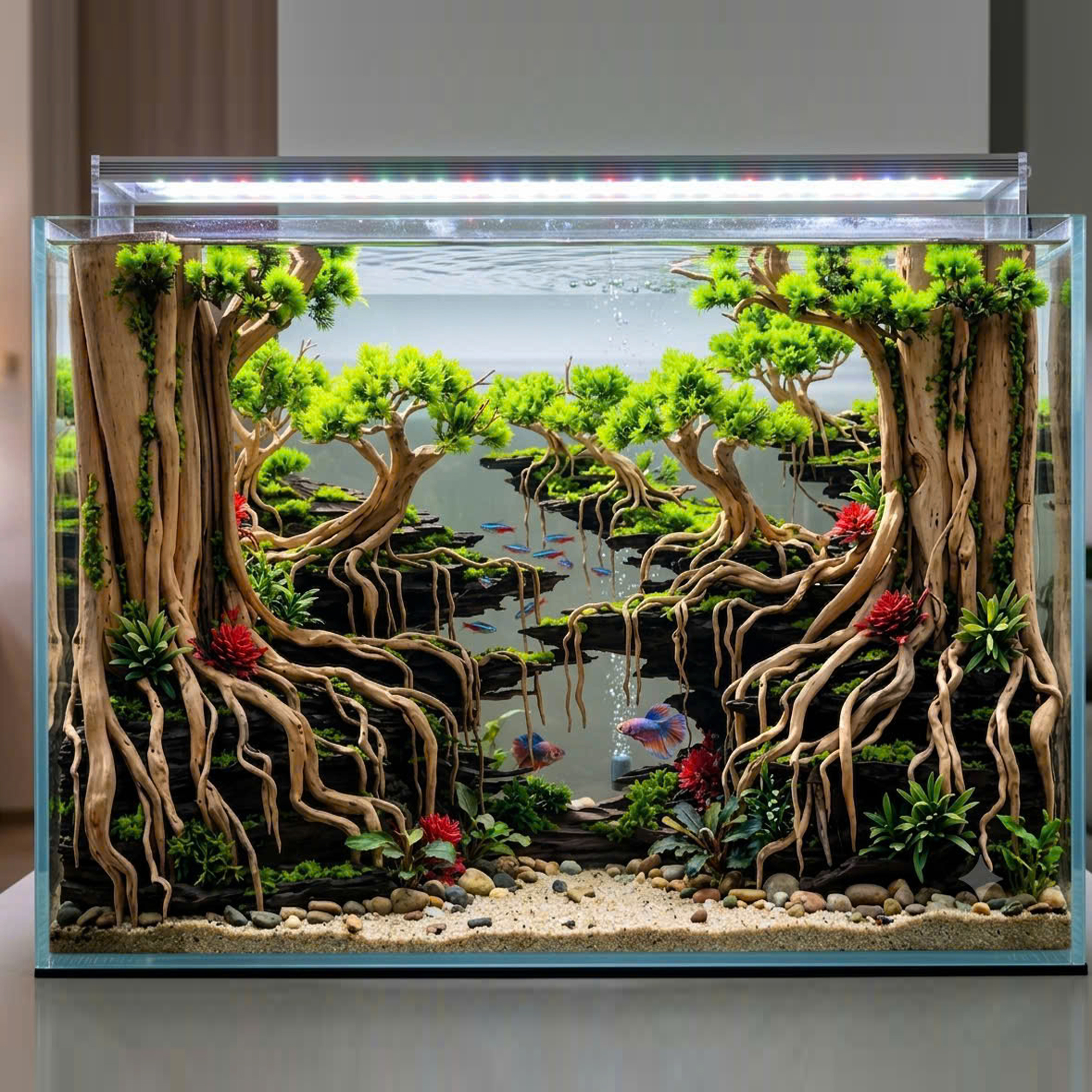 Jungle Aquascape, Aquarium decoration - Image 7