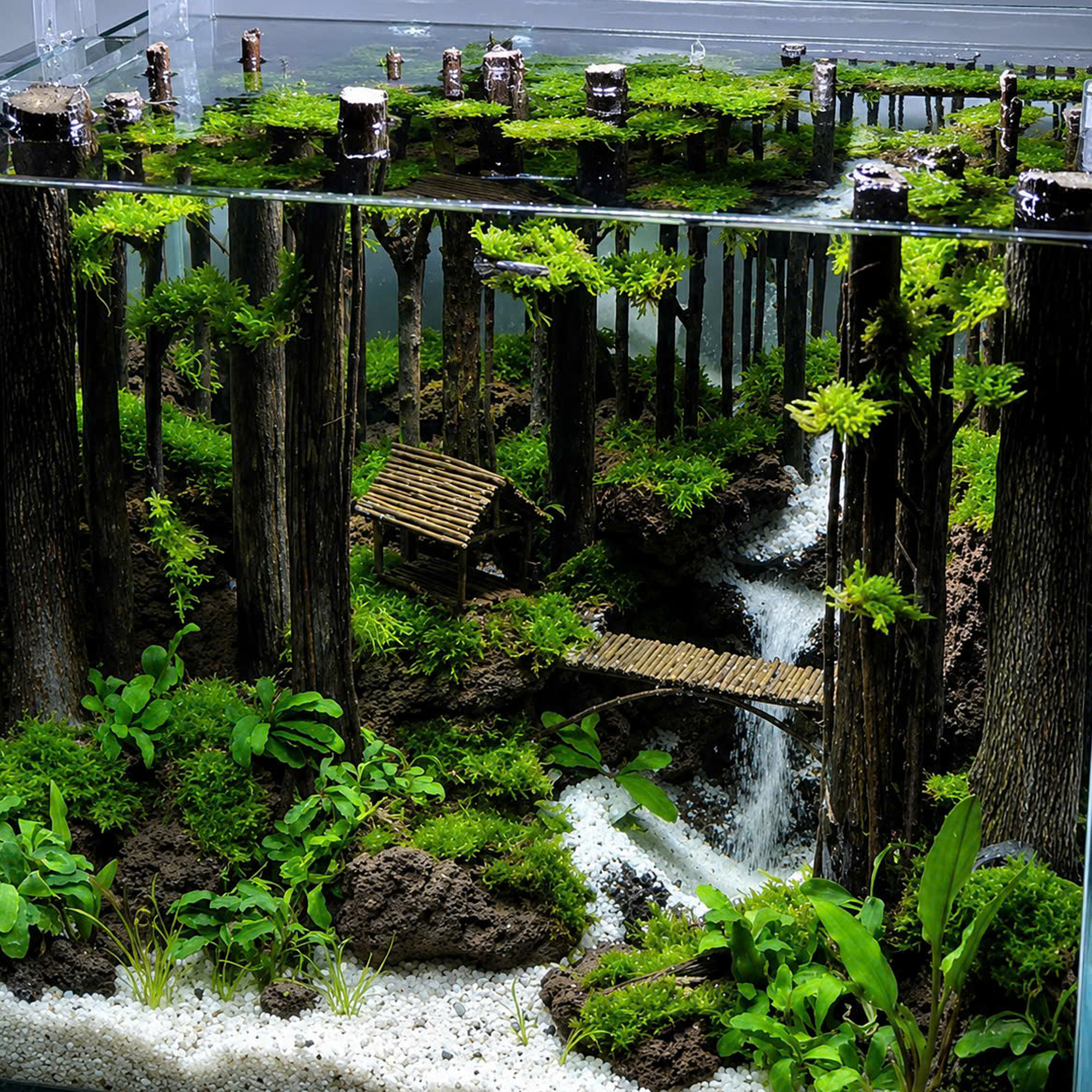 Forest Aquascape Aquarium, Aquarium Hardscape - Image 5