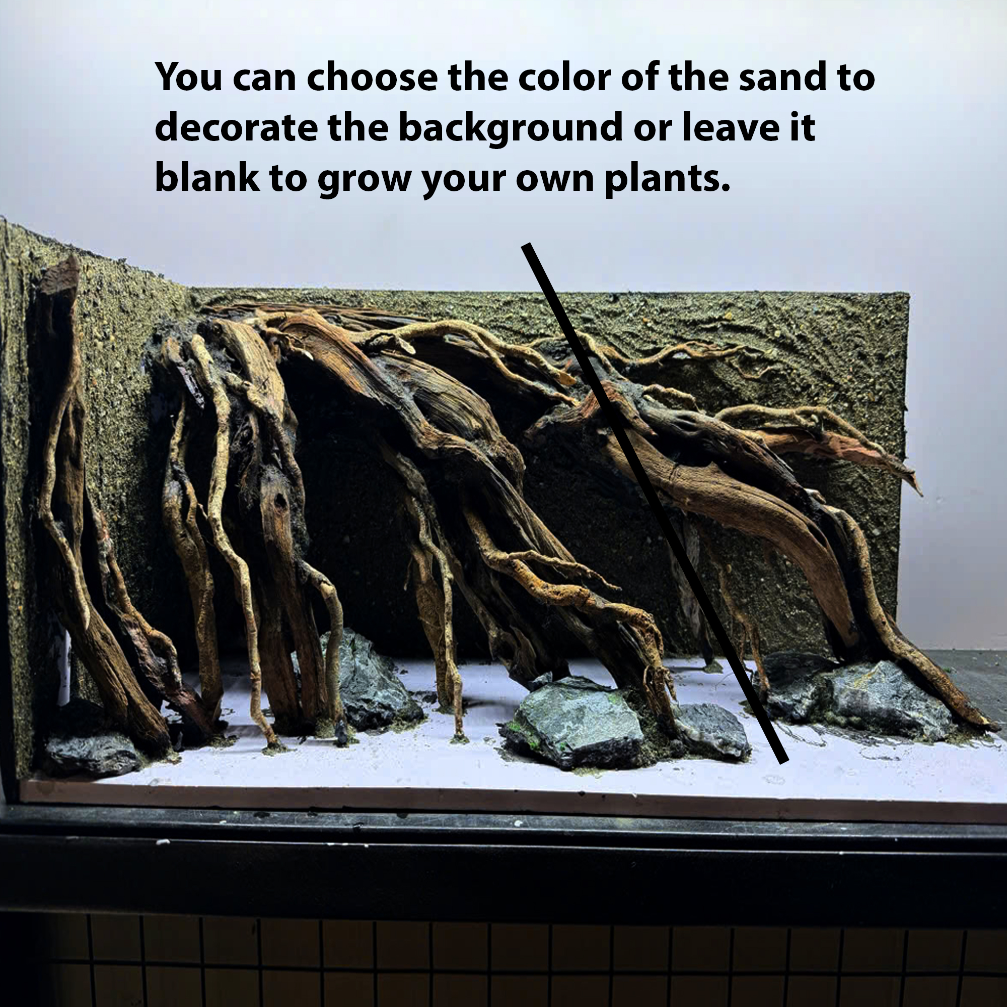 3D Aquascape Aquarium , Jungle aquascape, Paludarium - Image 8